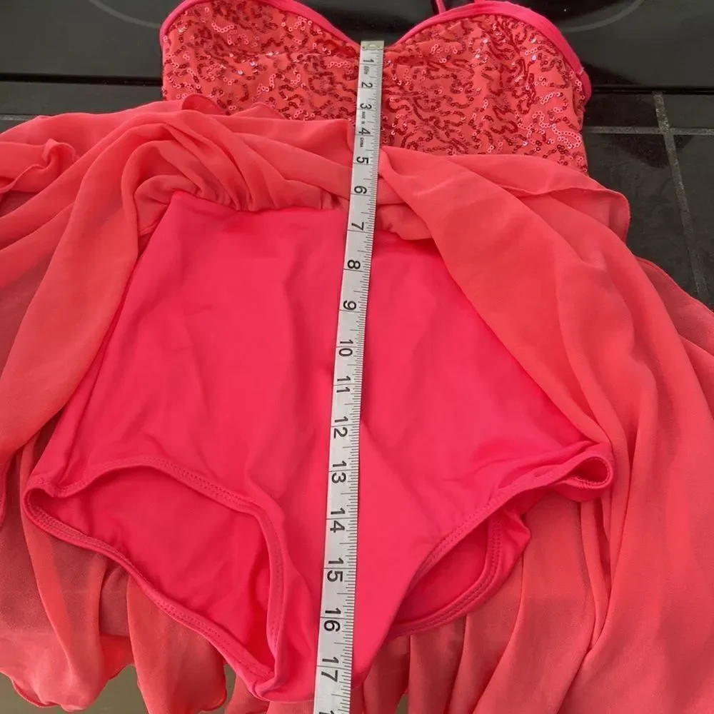 Weismann Girls Sequins Dance Leotard Size LC